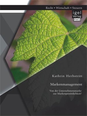 cover image of Markenmanagement